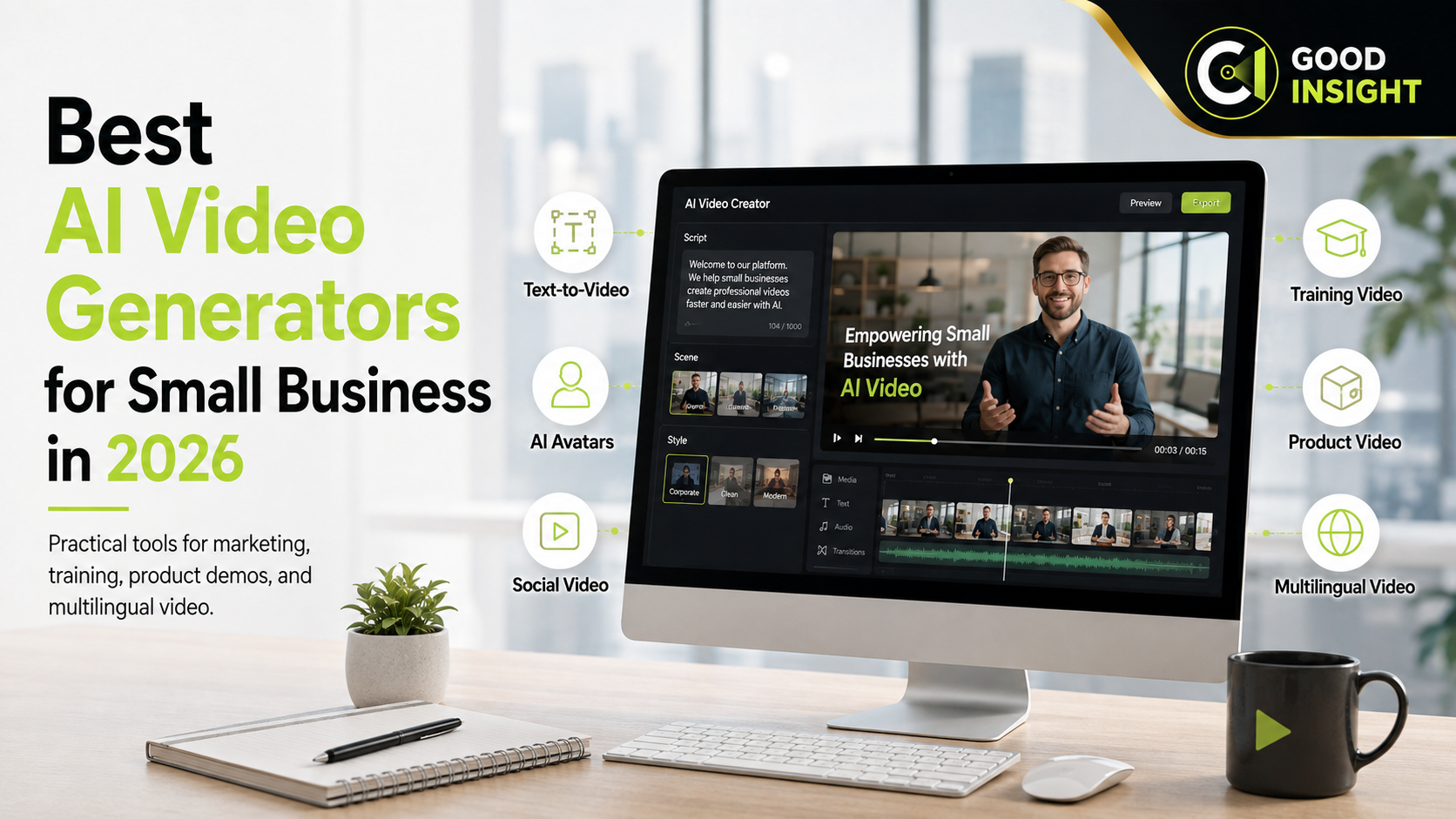 Best AI Video Generators for Small Business in 2026