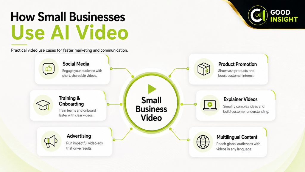 How small businesses use AI video for marketing and communication