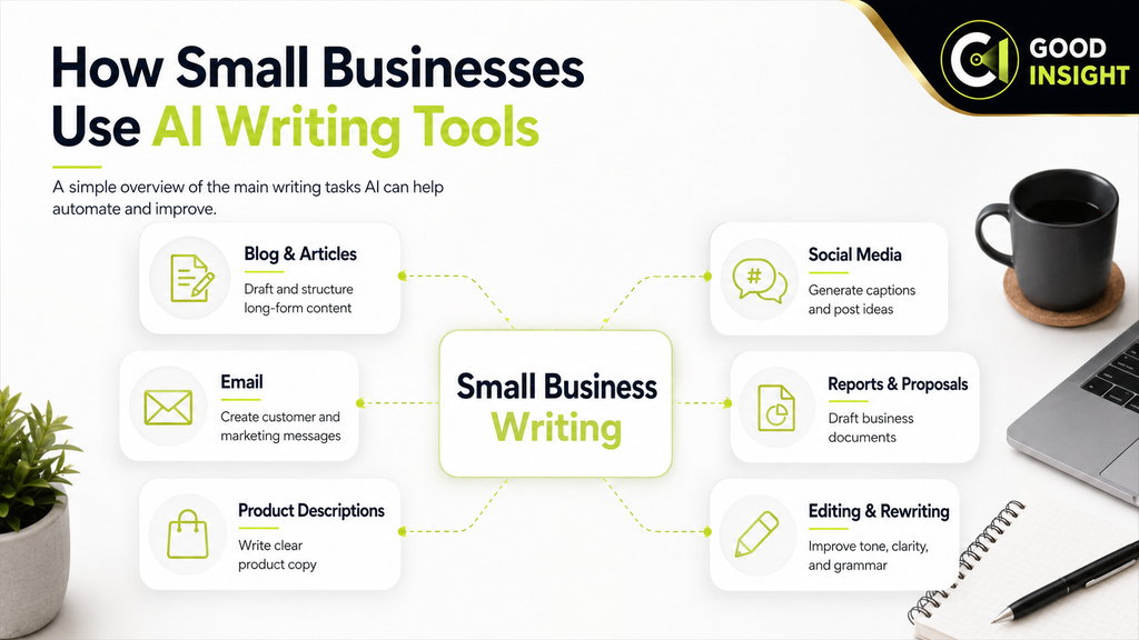 How small businesses use AI writing tools