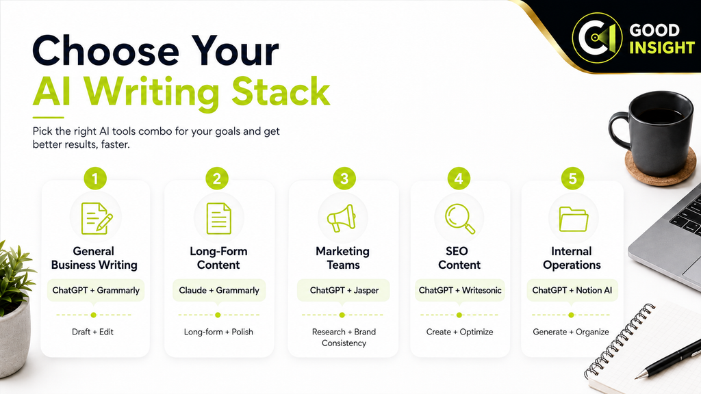 AI writing tools for small business by use case